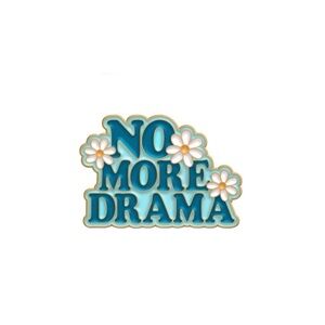 NEW No more drama jewelry brooch pin